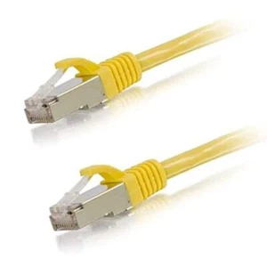 C2G 2m Shielded Cat5e Snagless Cable Ethernet Patch YELLOW - 83811 - Picture 1 of 2