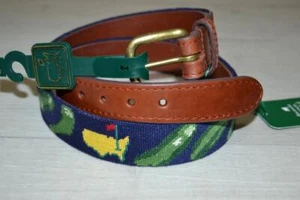 ANGC Augusta National Golf Club Smathers Branson Belt size 30 marked 32 Masters - Picture 1 of 7