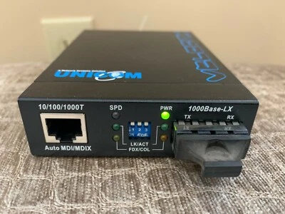 UNICOM GEP-5400TF-C GIGABIT ETHERNET FIBER OPTIC 1000BASE-LX SHIPSAMEDAY TESTED - Image 1 of 4