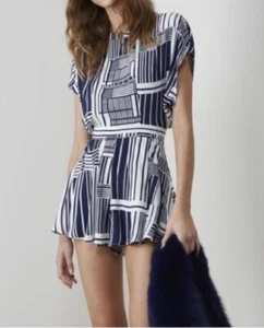 C/MEO Collective Night Air Playsuit One Piece Jumpsuit Shorts Romper Size XSe - Picture 1 of 12