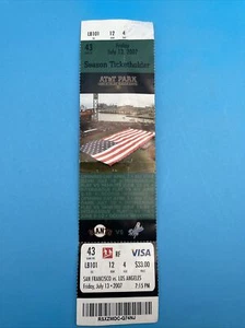 San Francisco Giants Vs Los Angeles Dodgers Baseball Ticket Stubs, 5 diff dates - Picture 1 of 4