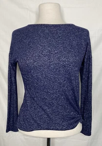 Gap Kids Sweater Women's Large Blue Long Sleeve Top Tie Side Light Weight Casual - Picture 1 of 7
