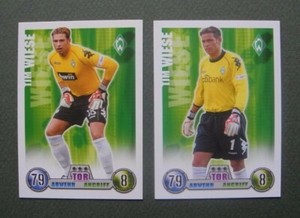 Tim Wiese Misprint Number 55 Werder Bremen Match Attax 2008/2009 Rare