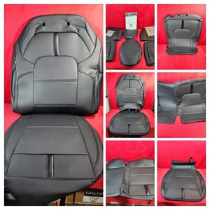 Mabett Black PU Leather Seat Covers For 2021-2023 Ford Bronco 4-Door - Picture 1 of 11