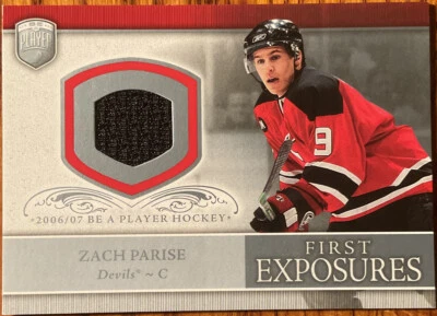 2006-07 Be A Player Portraits First Exposures Jersey Zach Parise #FE-ZP - Image 1 of 2