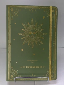 Ruled Notebook/Journal – Premium Thick Paper Faux Leather Classic Green NEW - Picture 1 of 15