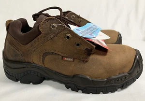 COFRA Italian Brand Mens Size 8.5W WIDE Waterproof New Orleans Brown Work Shoes - Picture 1 of 11