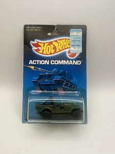 VTG Hot Wheels 1988 Action Command Roll Patrol Jeep CJ #9375 Die Cast - Picture 1 of 11
