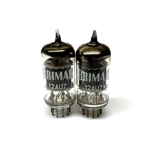 M.Pair 12AU7 ECC82 Short Grey Plate O Getter NOS Brimar UK Valve Tubes (AAV15) - Bild 1 von 2