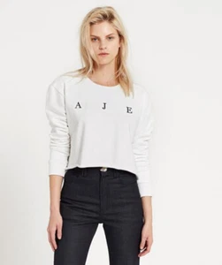 Aje Women's Lexi Jumper Crewneck Sweatshirt Casual Long Sleeve Sweater Tops XS/6 - Picture 1 of 6