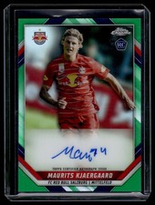 2021/22 Chrome Maurits Kjaergaard Topps Salzburg On-Card Car Green /25