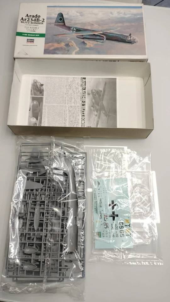 Arado AR 234 B-2 Blitz bomber HASEGAWA 09083 JT83 1:48   - D3 - Immagine 1 di 1