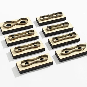 Leather Craft Zipper Puller Die Cutter Template Cutting Mould Steel Blade Tools - Picture 1 of 32