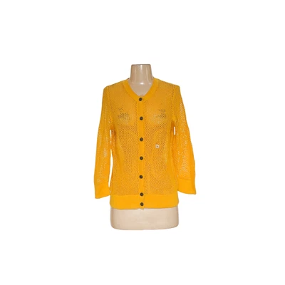 Cárdigan de algodón amarillo Ann Taylor talla M Foto 1 de 4