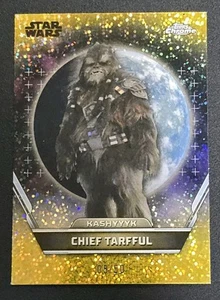 2024 Topps Star Wars Hyperspace #2 CHIEF TARFFUL Gold Galactic Dust /50 - Picture 1 of 2