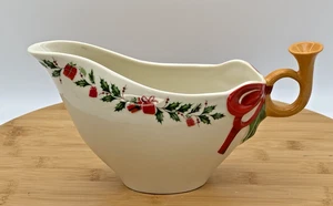LENOX Holiday Inspirations & Illustrations Gravy Boat 15oz Christmas - Picture 1 of 11