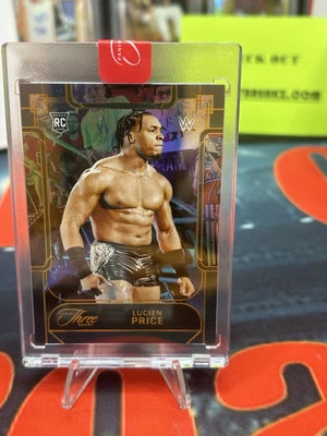 2024 Panini Three Count WWE Platinum #70 Lucien Price /1 (RC) - Image 1 of 3