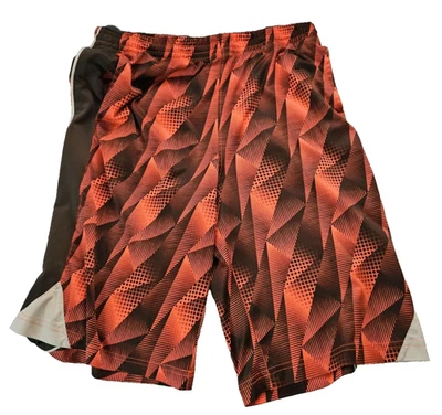 Pantalones Cortos Deportivos de Gimnasio Sin Marca Desconocidos Niños Rojo y Negro Estampado Juvenil Talla XL Foto 1 de 3