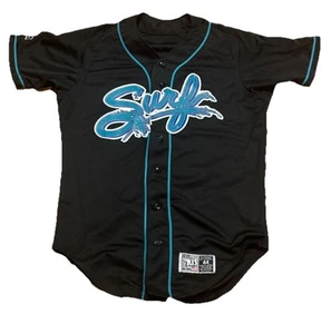 Vintage Atlantic City Surf Baseball Jersey 44 Team Pro Player Issued Can Am Rare - Picture 1 of 3