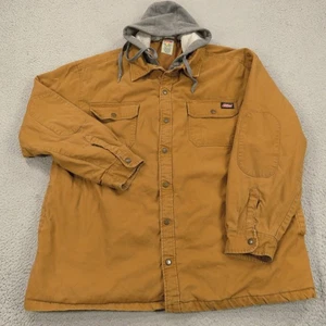 Chaqueta Dickies 3XL Para Hombres Resistente al Agua Pato Lona Capucha Vellón Ropa de Trabajo Abrigo - Imagen 1 de 13