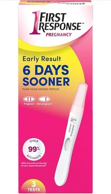 Prueba de embarazo primera respuesta respuesta respuesta temprana, 3 pruebas Foto 1 de 2