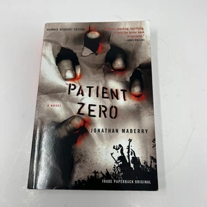Patient Zero by Jonathan Maberry Advanced Readers Edition Paperback Book Novel - Imagen 1 de 9