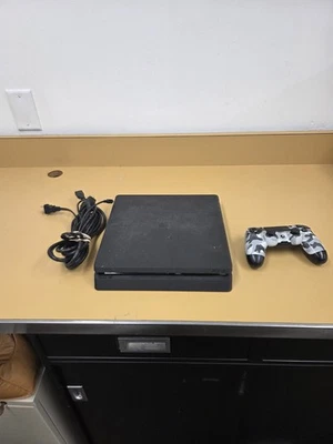 Sony PlayStation 4 Slim 1TB Console - Jet Black - Image 1 of 4