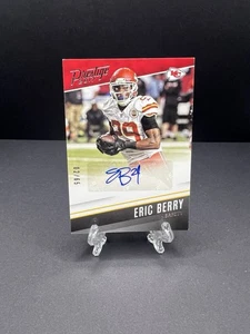 2017 Prestige Eric Berry Veteran Signatures Chiefs Auto /65 - Picture 1 of 2