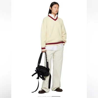 Pantalón Studio Nicholson Reynosa en Nenúfar Crema Off-White talla 2 US8 NUEVO CON ETIQUETAS Foto 1 de 4