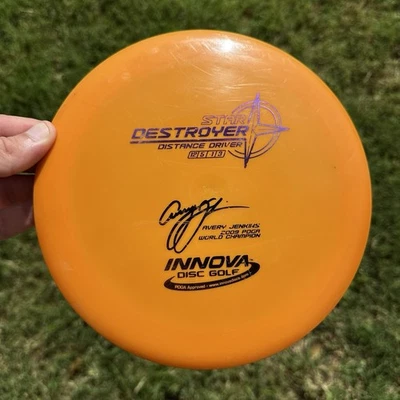 Used 3 Line AJ Star DESTROYER Innova Disc Golf 171g - Image 1 of 4