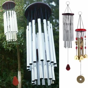 Large Deep Tone Resonant Outdoor Home Garden Decor Wind Chimes Church Bells US - Picture 1 of 14
