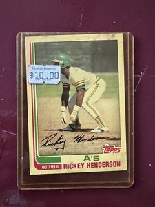 1982 Topps - #610 Rickey Henderson