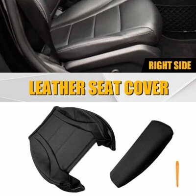 For 2015-2021 Benz C-Class W205 S205 Right Driver Side Bottom Leather Seat Cover - Image 1 of 4
