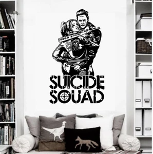 Adesivo/decalcomania arte da parete Harley Quinn & Joker DC Comics Suicide Squad Task Force X - Foto 1 di 4