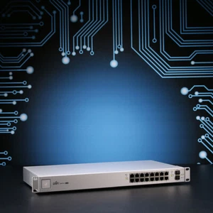 Ubiquiti UniFiSwitch US-16-150W switch PoE+ gestito (grado: B) - Foto 1 di 5