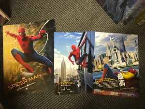 SPIDERMAN Spider-Man HOMECOMING Japan pressbook/flyer SET TOM HOLLAND MARVEL - Picture 1 of 12