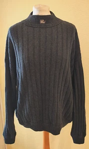 NON MAEV One Size (46" Chest) Oversize BLUE Merino,Angora Blend JUMPER - Picture 1 of 7