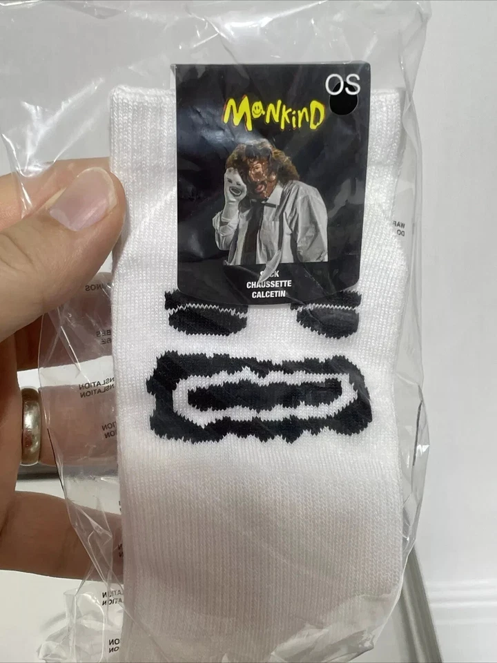 Funko POP! WWE WWF GameStop Exclusive Mankind Mick Foley Mr. Socko 1 Size Sock🔥