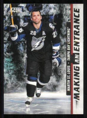 2011-12 Score Making An Entrance #7 Martin St. Louis - Image 1 of 2