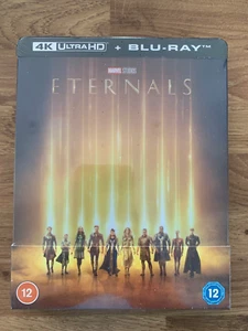 Marvel Studios Eternals SteelBook 4K UHD Blu-ray UK edition NEW SEALED - Picture 1 of 2