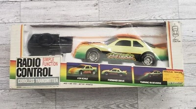 Vintage 1993  New Bright  PREDATOR  RC Car  Cordless Transmitter  NEW Damage Box - Image 1 of 4