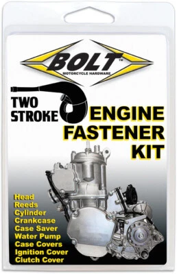 Bolt 2-Stroke Engine Fastener Kit / Set Yamaha 1990-2020 YZ250 YZ250X Hardware - Image 1 of 2