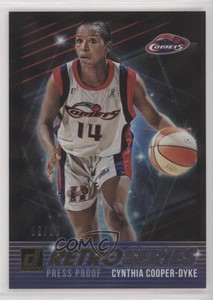 2019 Donruss WNBA Retro Series Press Proof Gold Laser /10 Cynthia Cooper -Dyke