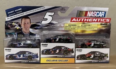 Juego de 3 autos 2013 Kasey Kahne 1:64 Pepsi Farmers Insurance excelentes clips Foto 1 de 2
