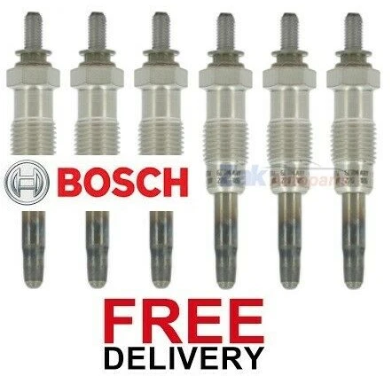 PARA LAND ROVER RANGE ROVER P38 2.5 (95-02) 6 X JUEGO DE BUJÍAS INCANDESCENTES PARA CALENTADOR BOSCH *NUEVO* Foto 1 de 1