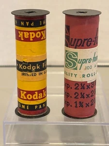 2 Vintage Unused Print Film * SUPRE-TONE 100 ASA & KODAK VERICHROME PAN 620 * - Picture 1 of 6