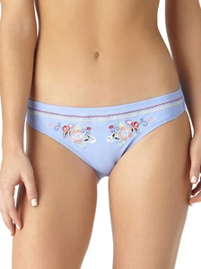 Parte inferior de bikini Time And Tru para damas elevada azul Arizona floral talla XL (16-18) - Imagen 1 de 12