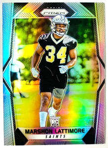 2017 Panini Prizm Marshon Lattimore SILVER Prizm RC #272 Saints Star Rookie! - Picture 1 of 3