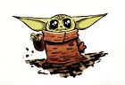 Baby Yoda Decal Mandalorian Removable Waterproof Sticker Laptops Tablets 3DS