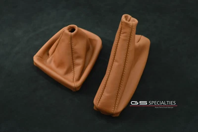 Cinnamon brown Gaiters BMW E46 M3 Leather boots INDIVIDUAL BMW CSL ZHP BOOT ZIMT - Image 1 of 4